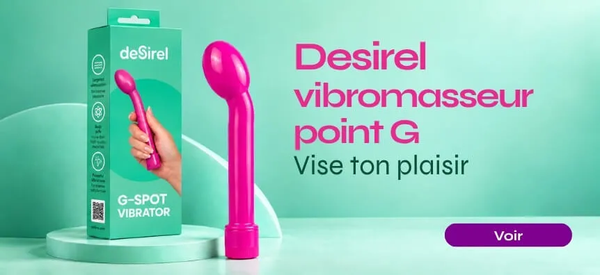 Nouveau vibromasseur Desirel incurvé pour le point G, pour un plaisir ciblé | Sex Shop France Desirel.fr