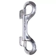 ZADO - double mousqueton métal - argent