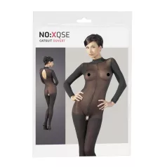 NO:XQSE - Body résille femme - sexy - noir - XL/XXL