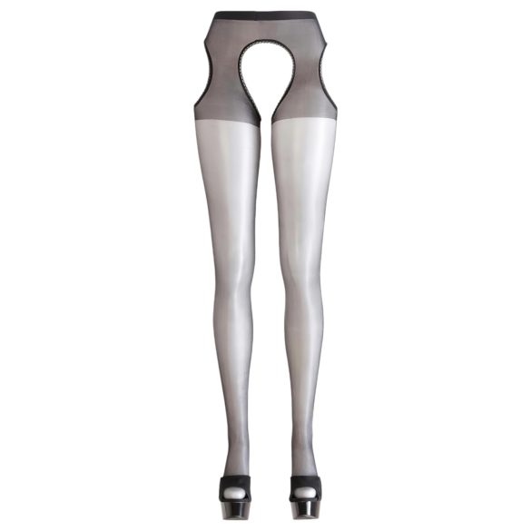 Cottelli - Bas noirs sexy - L/XL