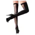 Cottelli - Bas couture sexy - noir - M/L
