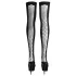 Cottelli - Bas couture sexy - noir - M/L