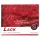 Drap laqué - drap housse imperméable effet laqué - 200x230cm - rouge