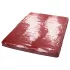 Drap laqué - drap housse imperméable effet laqué - 200x230cm - rouge