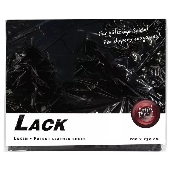 Drap laqué - drap waterproof grand format 200x230 cm - noir