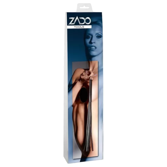 ZADO - fouet souple - cuir noir
