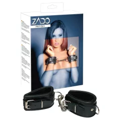 ZADO - Menottes en cuir noir