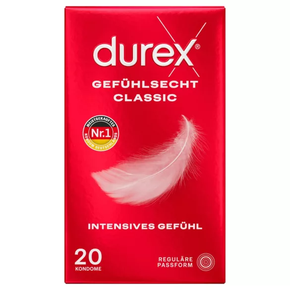 Durex - préservatifs extra fins (boîte de 20)