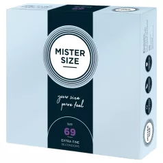   Mister Size - préservatif fin - grande taille 69mm - boîte de 36