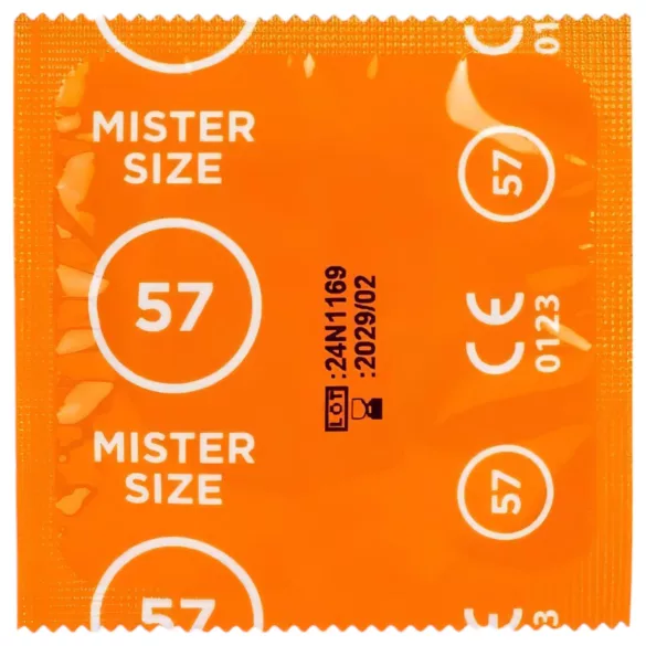 Mister Size - Préservatif échantillon avec mesureur pénis - 3 pièces