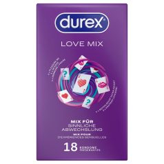 Durex Love Mix - préservatifs assortis - pack de 18