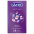 Durex Love Mix - préservatifs assortis - pack de 18