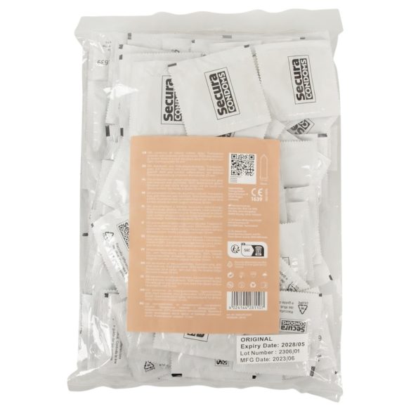 Secura Original - préservatif classique - latex - boîte de 100
