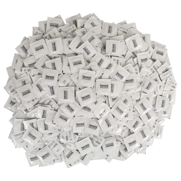 Secura Original - préservatifs classiques - latex - boîte de 1000