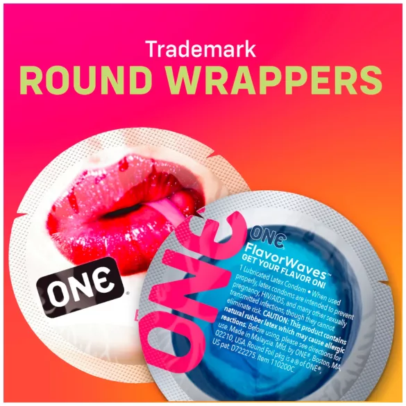 ONE - préservatifs aromatisés - assortiment de saveurs - boîte de 12