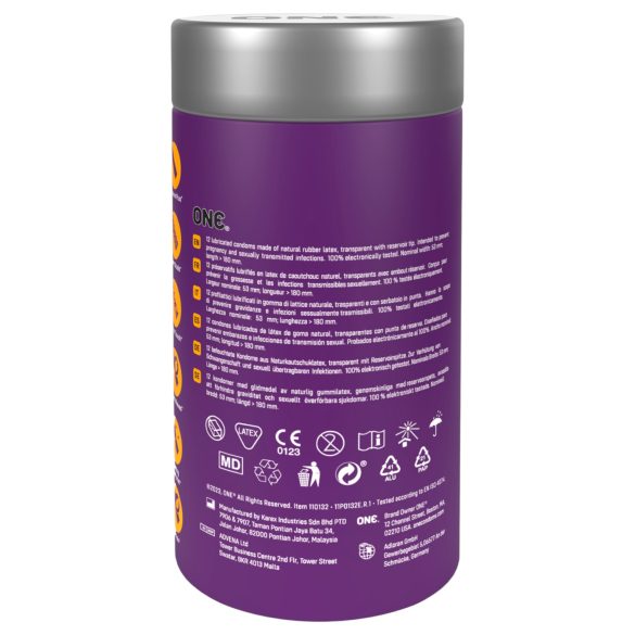 ONE - Préservatifs - Pack mix sensations - 12 pièces