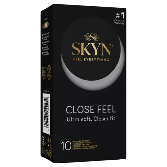 SKYN Close Feel - préservatifs sans latex, plus étroits (boîte de 10)