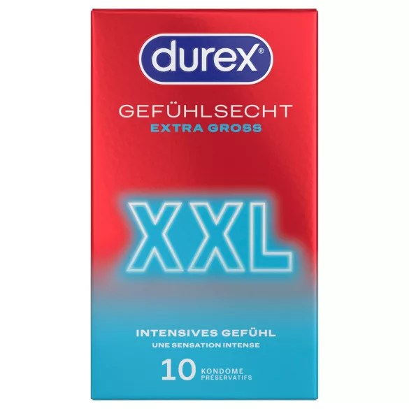 Durex - Préservatifs XXL (boîte de 10)