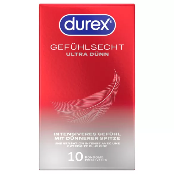 Durex - préservatifs ultra fins (boîte de 10)