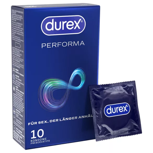 Durex Performa - préservatif retardant - 10 pièces