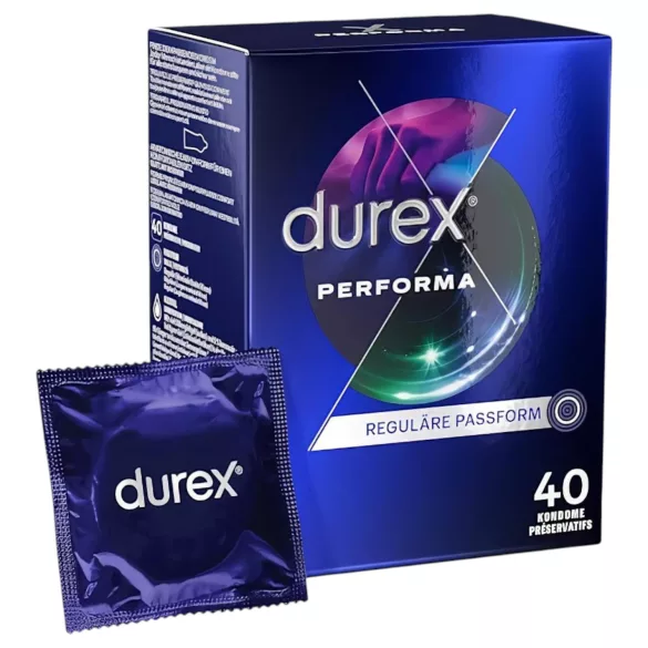 Durex Performa - Préservatif retardant - 40 unités
