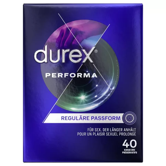 Durex Performa - Préservatif retardant - 40 unités