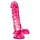 B Yours Basic 8 - gode ceinture réaliste avec testicules - 23cm rose