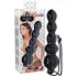 You2Toys Black Jack - plug anal perlé - silicone noir