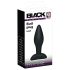 Black Velvets - plug anal - petite taille - silicone noir