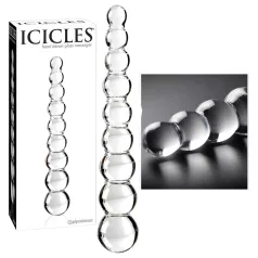 Icicles No. 2 - gode mic ou boules - verre transparent