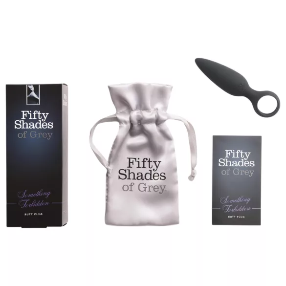 Fifty Shades of Grey - plug anal doigt - silicone gris