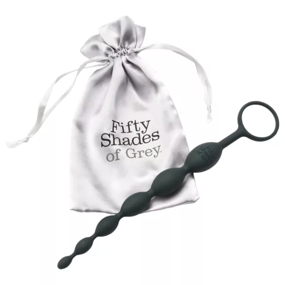 Fifty Shades of Grey - plug anal à perles - gris