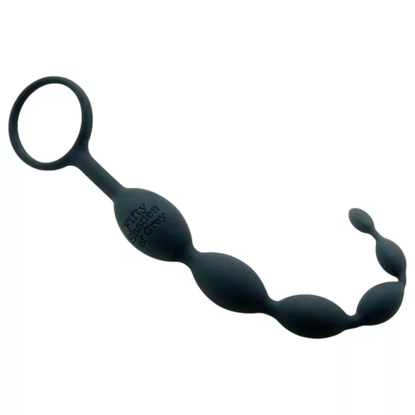 Fifty Shades of Grey - plug anal à perles - gris