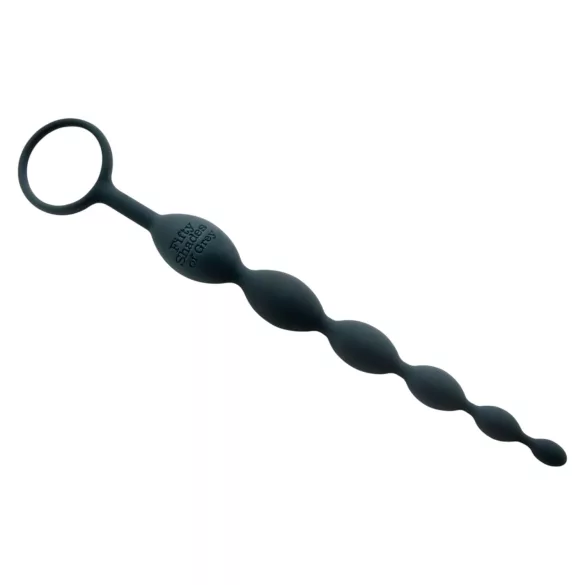 Fifty Shades of Grey - plug anal à perles - gris