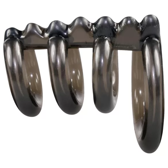 Bad Kitty - cockring quad à picots - silicone