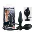 You2Toys - plug anal gonflable - silicone noir