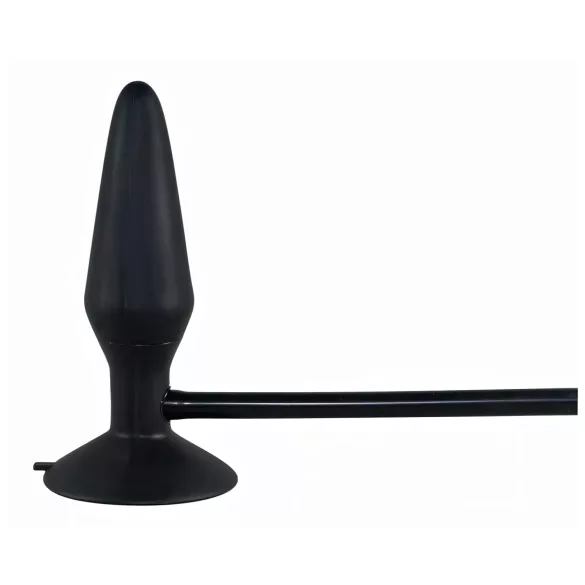 You2Toys - plug anal gonflable - silicone noir
