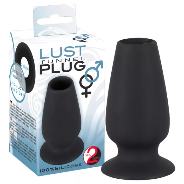 You2Toys - Plug anal creux - silicone noir