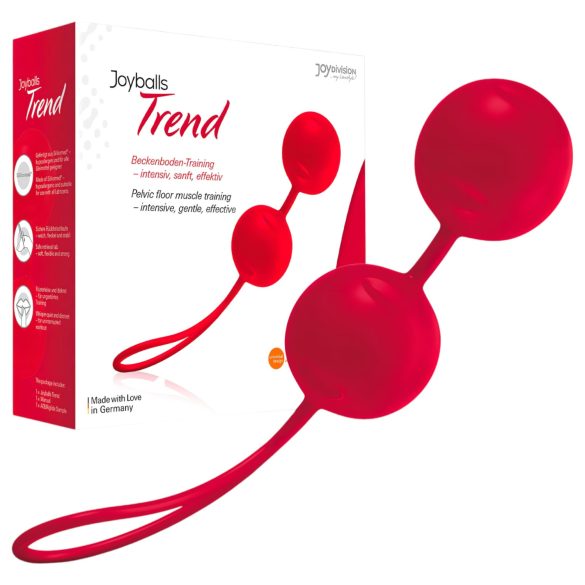 Joyballs Trend - Boules de geisha - Silicone - Rouge