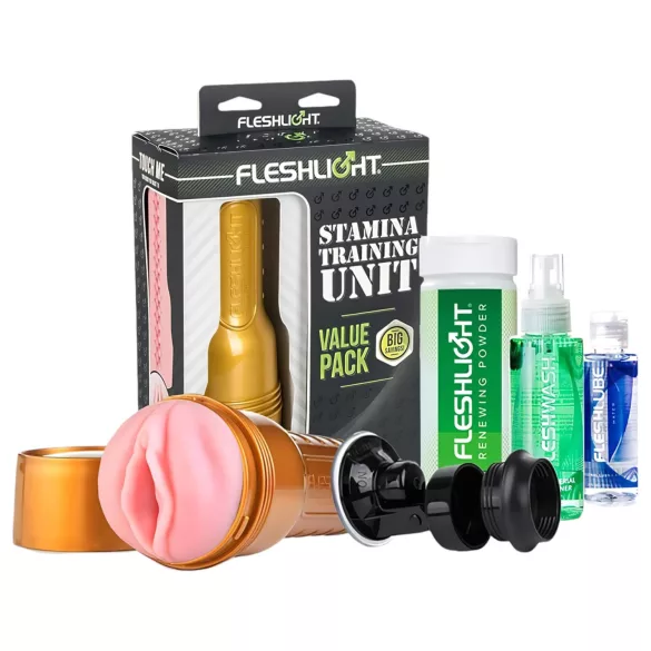 Fleshlight - Masturbateur Stamina Training Unit - Coffret 5 pièces