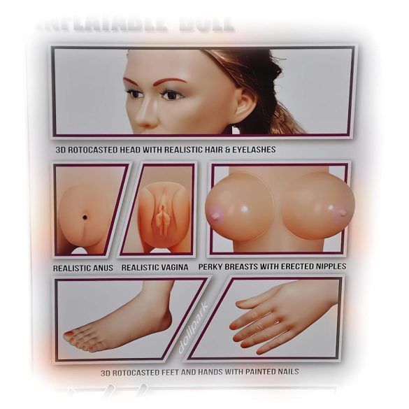 Antonya Vidra - poupée gonflable femme - jambe relevée