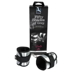 Fifty Shades of Grey - menottes poignets - gris - 2 pièces