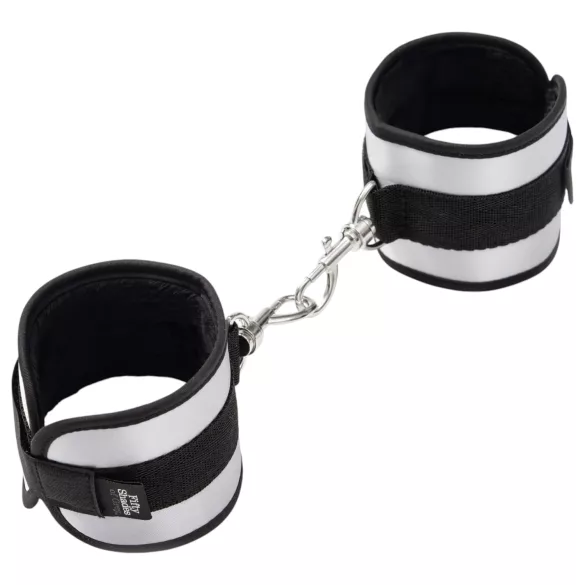 Fifty Shades of Grey - menottes poignets - gris - 2 pièces