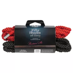 Fifty Shades of Grey - corde bondage duo - gris