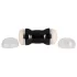 You2Toys - Masturbateur double vagin et anus - silicone noir