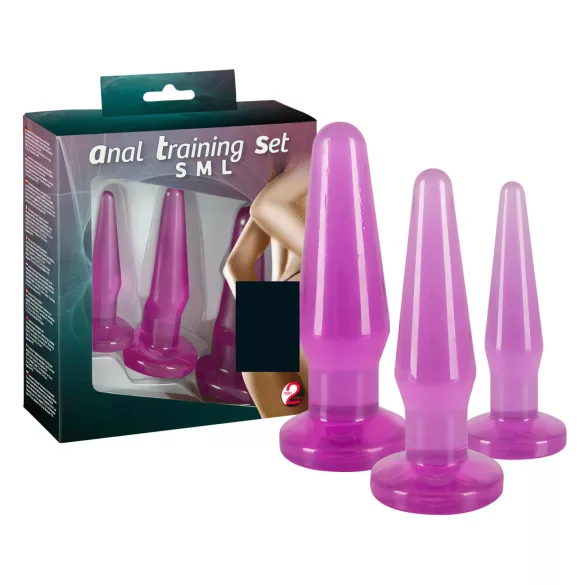 You2Toys - Set de plugs anal - 3 pièces - silicone violet