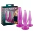 You2Toys - Set de plugs anal - 3 pièces - silicone violet