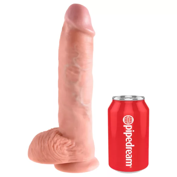 King Cock - gode 25 cm réaliste avec testicules - couleur chair