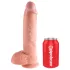 King Cock - gode 25 cm réaliste avec testicules - couleur chair
