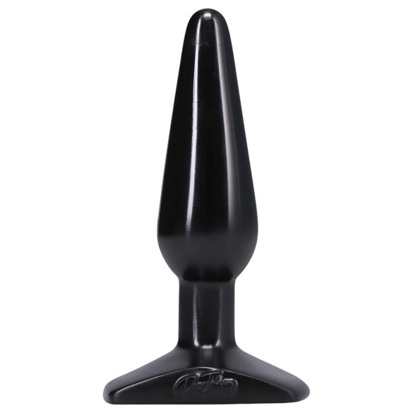Doc Johnson - plug anal - classique moyen - silicone noir
